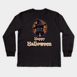 Boo-tiful Night: A Spooktacular Halloween Kids Long Sleeve T-Shirt